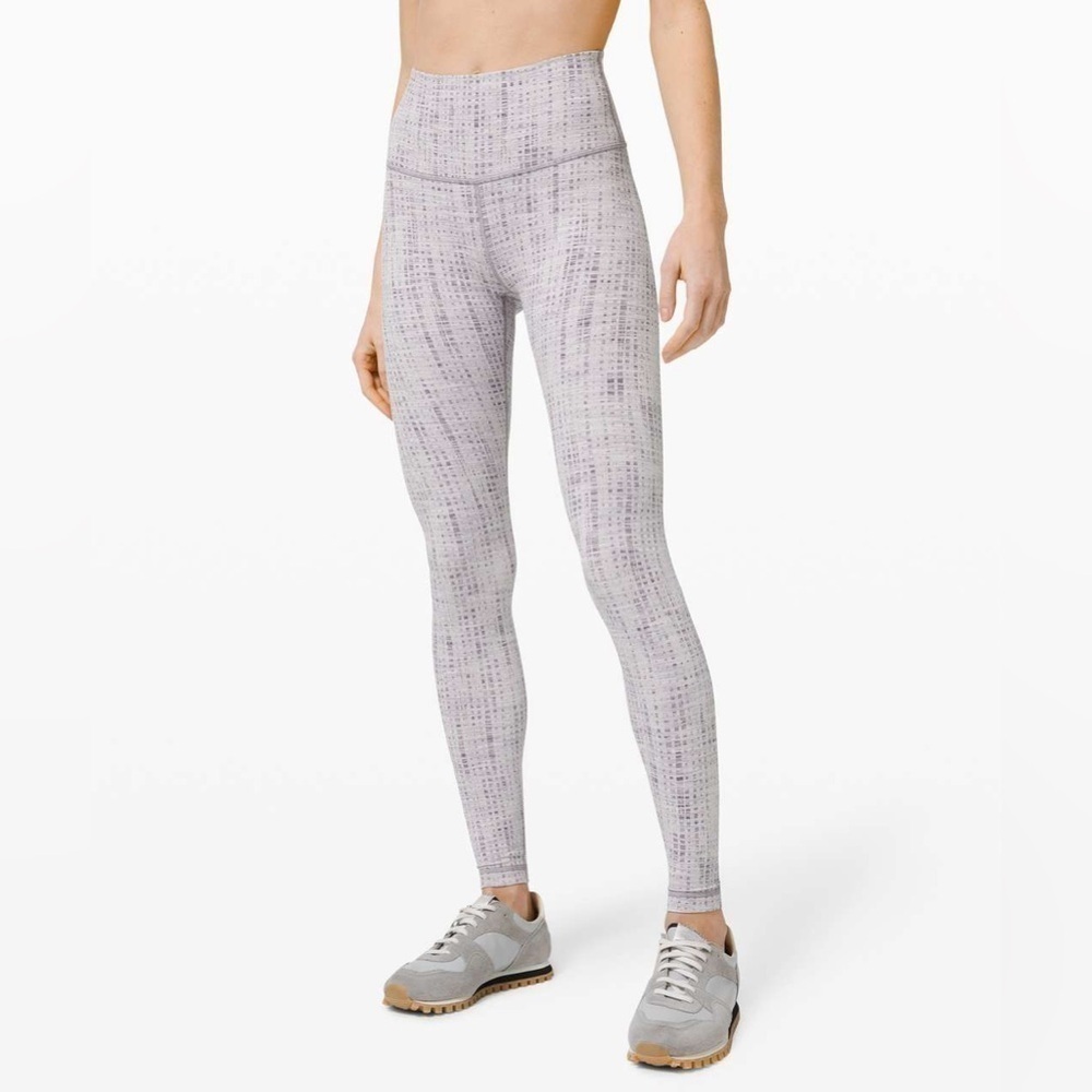 Lululemon Wunder Under High-Rise Tight Action Jacquard Moonphase Silver Lining